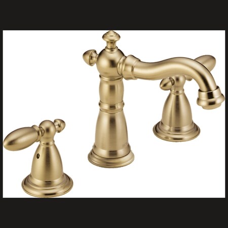 Delta Victorian Two Handle Widespread Bathroom Faucet 3555-CZMPU-DST